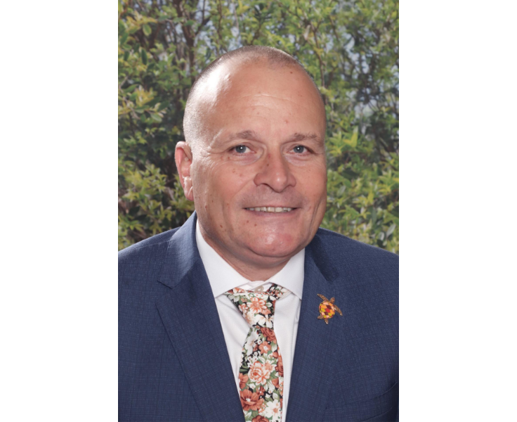 Portrait of Troy King, Principal